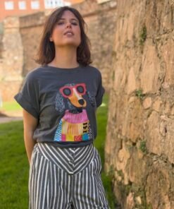 Camiseta Perro con gafas de sol